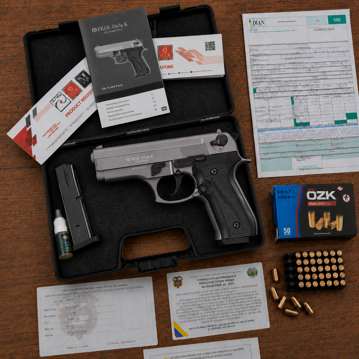 Ekol Dicle K Fumé 9 mm P.A.