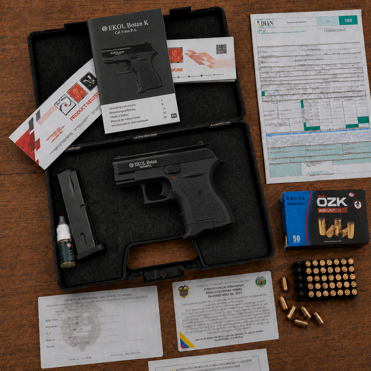 Ekol Botan K Black 9 mm P.A.