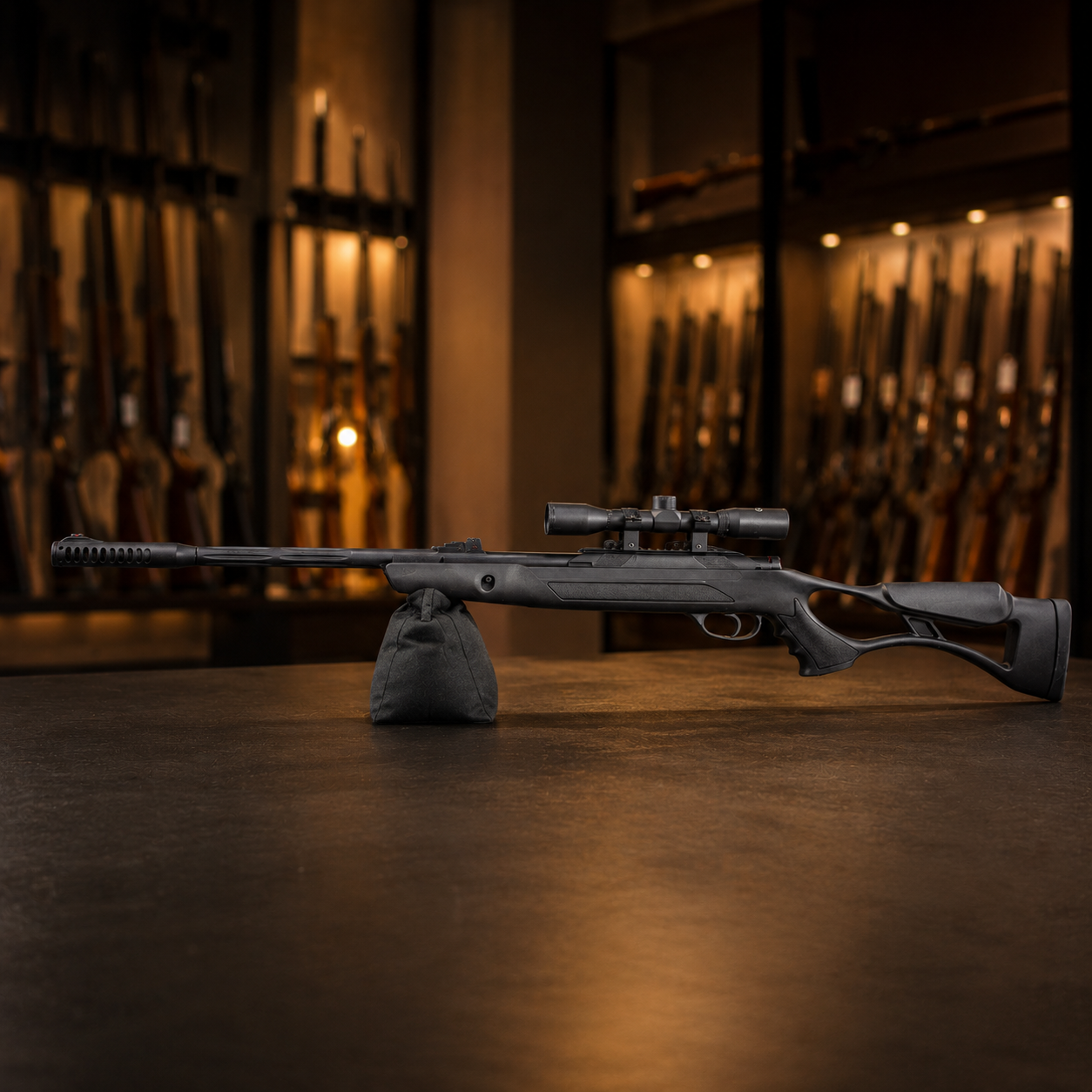 RIFLE HATSAN AIRTACT ED W/ MIRA 4X32