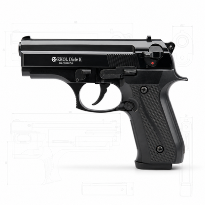 Ekol Dicle K Black 9 mm P.A.
