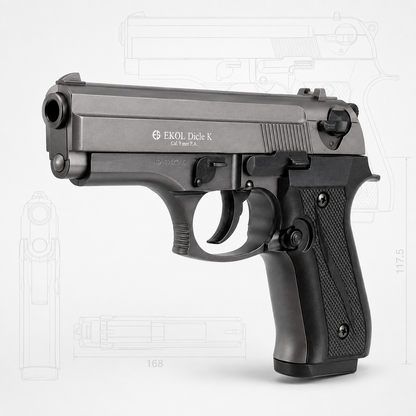 Ekol Dicle K Fumé 9 mm P.A.