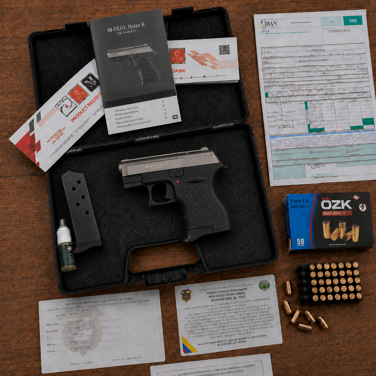 Ekol Botan K Fumé 9 mm P.A.