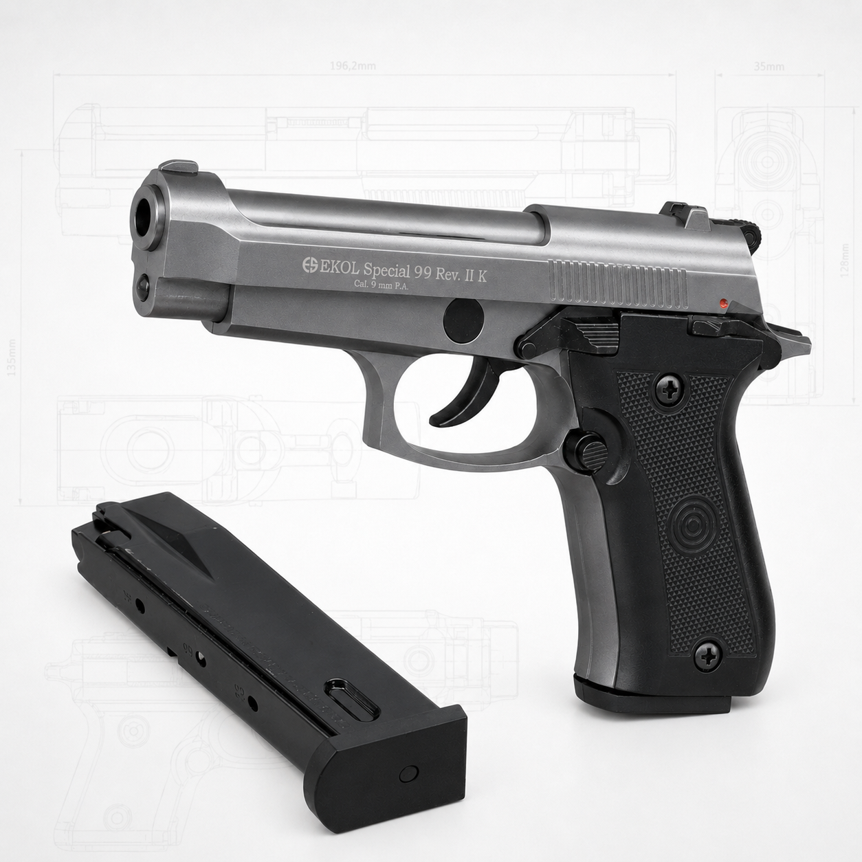 Ekol Special 99 Rev II K Fumé 9 mm P.A.