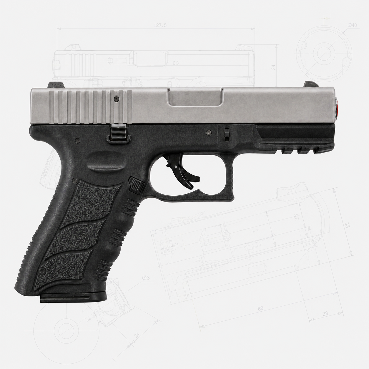 Ekol Gediz K Fumé 9 mm P.A.